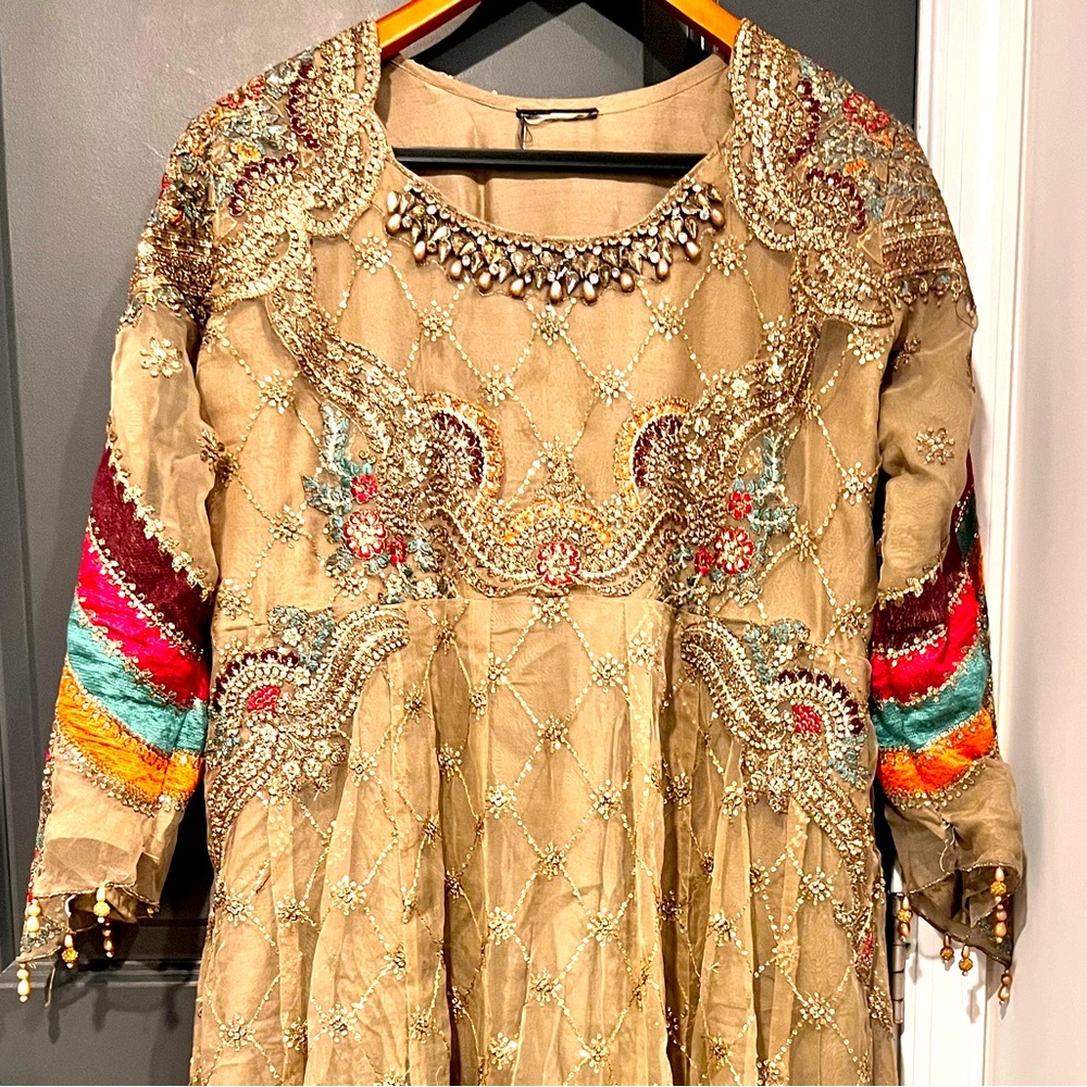 Exclusive Pakistani Designer Anarkali- SIZE XL (Bust upto 50)